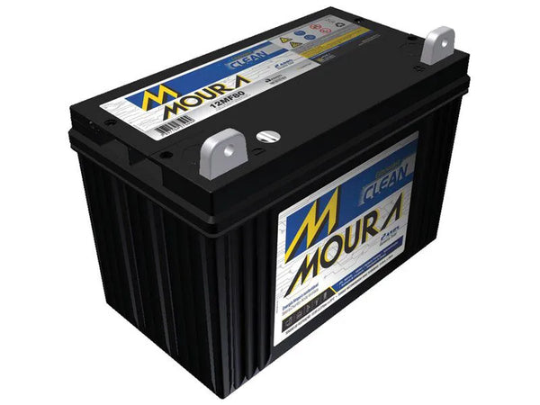 Bateria Solar Moura Clean 12MF80 (80Ah)