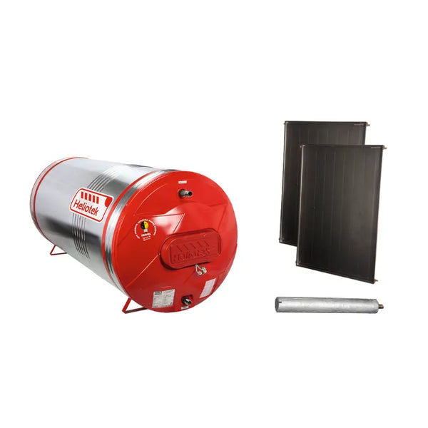 Kit Aquecedor Solar Heliotek 300 Litros com Ânodo - Baixa Pressão