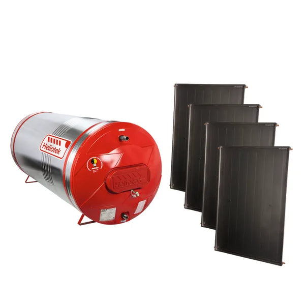 Kit Aquecedor Solar Heliotek 600 litros - Baixa Pressão