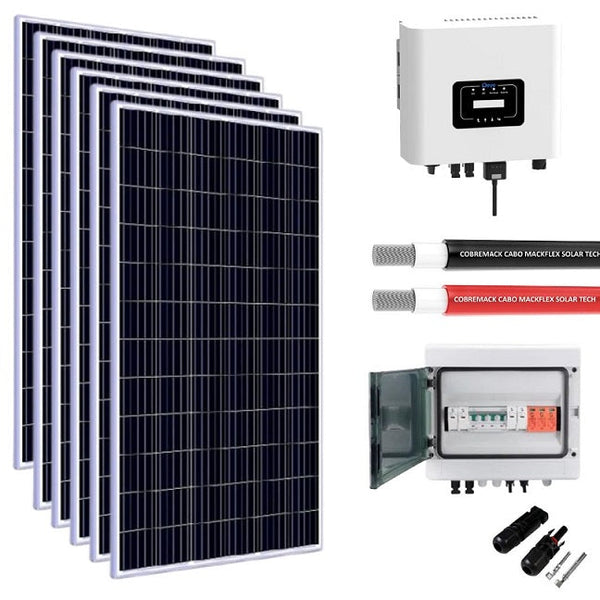 Kit Energia Solar Residencial 3,45kWp (345kWh/mês)