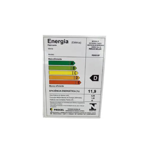 Painel Solar Fotovoltaico Sun Energy 10W